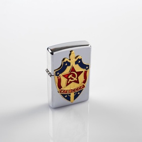 Зажигалка бензиновая «КГБ СССР», металлическая, кремний, 6×8 см