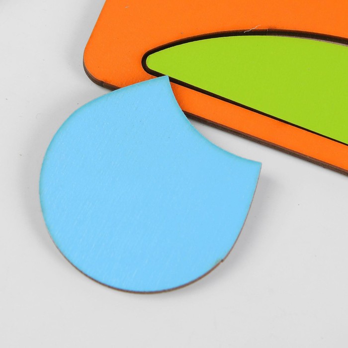 Головоломка «Мой цветочек», крашеное дерево 44869