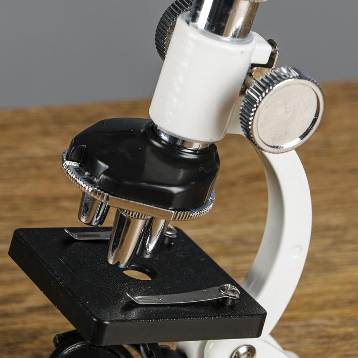 Микроскоп "Практика", кратность увеличения 1200х, 400х, 100х, в кейсе - фото 1906766921