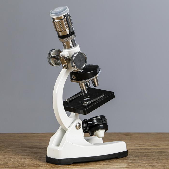 Микроскоп "Практика", кратность увеличения 1200х, 400х, 100х, в кейсе - фото 1906766923