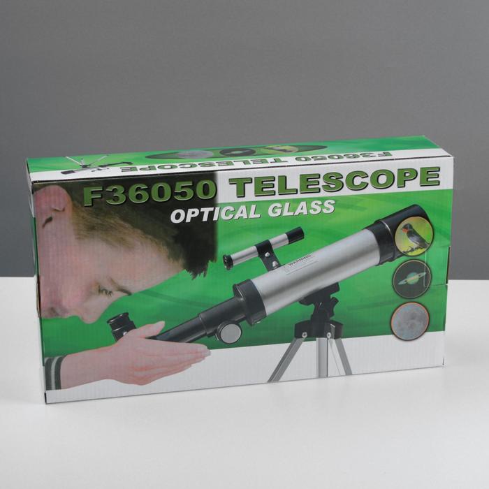 Телескоп настольный с компасом 90х, модель 40F400 - фото 1884692824