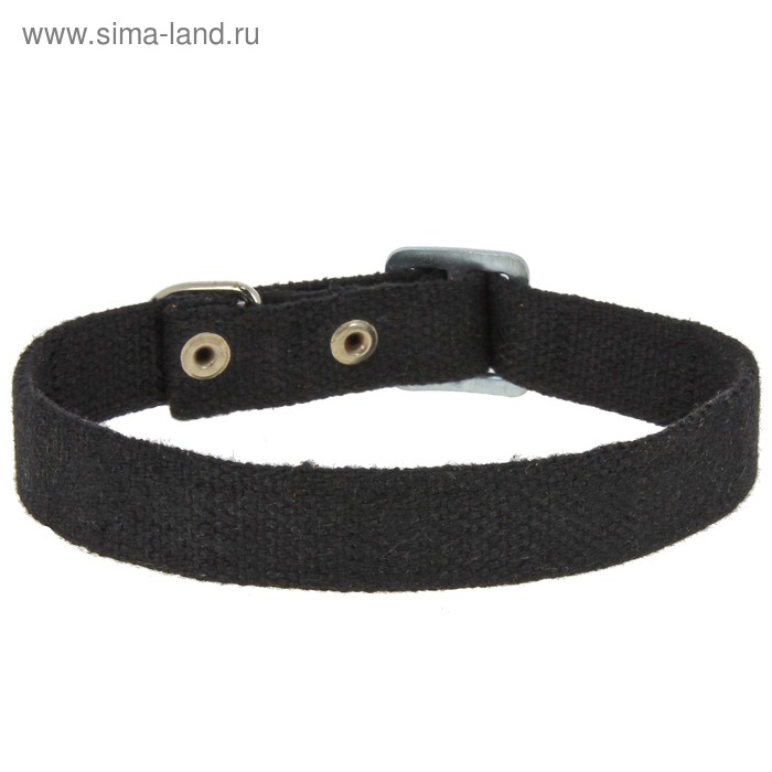 Ошейник брезентовый однослойный, ОШ 15-50 х 2,5 см, микс цветов - Фото 1