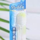 Зубная щетка EBISU с прямым срезом ворса, зоной для очищения дальних зубов, жёсткая - Фото 3