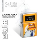 Зажигалка бензиновая «А своей не было?», 5.5×3.5 см - Фото 1
