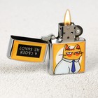 Зажигалка бензиновая «А своей не было?», 5.5×3.5 см - Фото 3