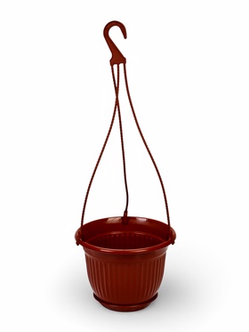 Кашпо с поддоном «Венеция», 5 л, цвет МИКС, ПОДВЕС В ПОДАРОК