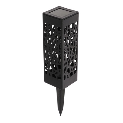 Садовый светильник «Ажурный», уличный, на солнечной батарее, 6×29×6 см, 1 LED, свечение белое