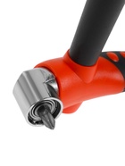 Адаптер угловой для дрели ТУНДРА, с набором бит 4 шт. - Фото 3