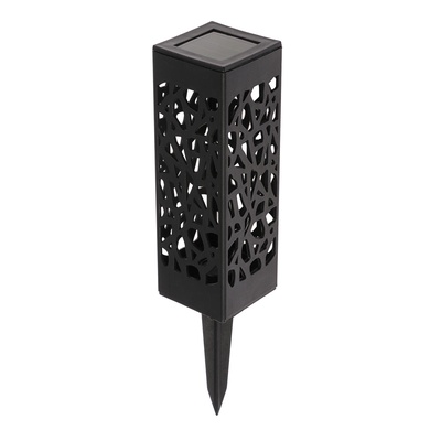 Садовый светильник «Ажурный», уличный, на солнечной батарее, 6×29×6 см, 1 LED, свечение тёплое белое