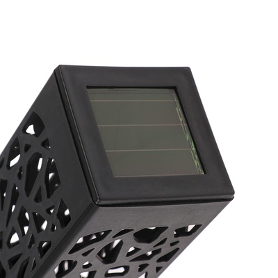 Садовый светильник «Ажурный», уличный, на солнечной батарее, 6×29×6 см, 1 LED, свечение тёплое белое