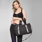 Сумка спортивная Ambition на молнии, цвет чёрный - Фото 8