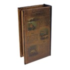 сейф дерево книга Классика русской рыбалки 17*11*5 см - Фото 4