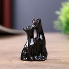 полистоун кошка с котёнком 5*3,3*2,2 см - Фото 1