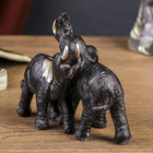 Сувенир полистоун "2 слона африканских" 10,5х12,5х6 см - Фото 2