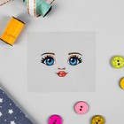 Термонаклейка для декорирования текстильных изделий «Кукла Настя» 6,5х6,3 см - Фото 1