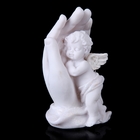 Сувенир полистоун "Ангел в ладони" МИКС 9,5х5,5х4,8 см - Фото 1