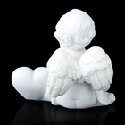 Сувенир полистоун "Ангел с сердечком-подушкой" МИКС 6,5х7х4,3 см - Фото 5