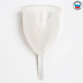 Менструальная чаша «Тюльпан», размер L, цвет белый