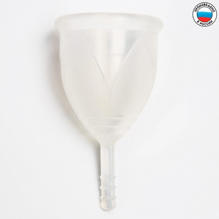Менструальная чаша «Тюльпан», размер L, цвет белый - Фото 1