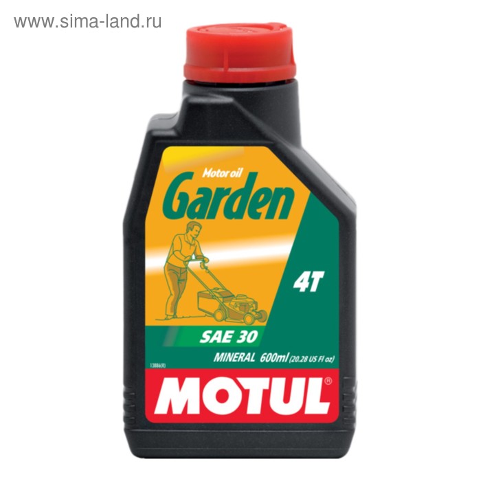 Масло моторное Motul GARDEN 4T SAE 30, 600 мл 106999 - Фото 1