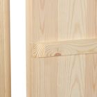 Дверь для бани и сауны, 180×80 см по коробке, сосна, на клиньях, массив, «Добропаровъ» - Фото 6