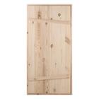 Дверь для бани и сауны, 160×80 см по коробке, сосна, на клиньях, массив, «Добропаровъ» - Фото 2