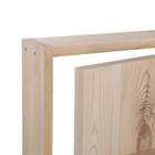 Дверь для бани и сауны, 160×80 см по коробке, сосна, на клиньях, массив, «Добропаровъ» - Фото 3