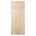 Дверь для бани и сауны, 170×70 см по коробке, сосна, на клиньях, массив, «Добропаровъ» - Фото 2