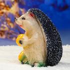 Садовая фигура "Ёжик с яблоком" 26см - Фото 5