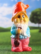 Садовая фигура из гипса «Гном с вилами», 35×12×15 см - Фото 4