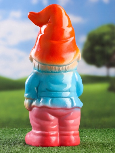 Садовая фигура из гипса «Гном с вилами», 35×12×15 см