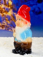 Садовая фигура из гипса «Гном с вилами», 35×12×15 см - Фото 7