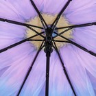 Зонт полуавтоматический «Цветы», 3 сложения, 8 спиц, R = 48 см - Фото 3