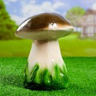 Садовая фигура "Гриб белый с травой" 22см - Фото 2