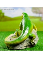 Садовая фигура из гипса «Ящерица на камне», 16.5×13×16 см - Фото 4