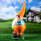 Садовая фигура из гипса «Гном с грибом», h=43 см - Фото 2