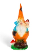 Садовая фигура из гипса «Гном с грибом», h=43 см - Фото 2