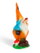 Садовая фигура из гипса «Гном с грибом», h=43 см - Фото 3