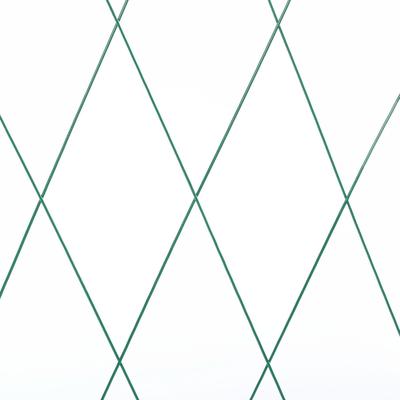 Шпалера, 170×50×1 см, металл, зелёная, «Бабочка»