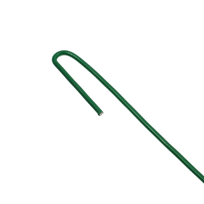 Колышек универсальный, h = 20 см, ножка d = 0.3 см, набор 10 шт., зелёный, Greengo - фото 1908451962
