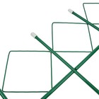 Ограждение декоративное, 71 × 345 см, 5 секций, металл, зелёное, «Кубик» - Фото 3