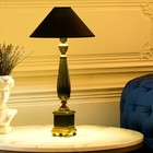 Лампа настольная "Императорская колонна", черная, 18 × 18 × 70 см - Фото 2