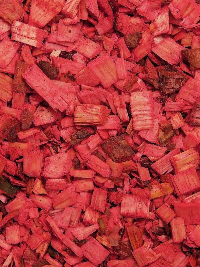 Щепа декоративная, 60 л, красная - Фото 1