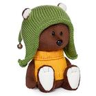Мягкая игрушка «Медведь Федот» в шапочке и свитере, 15 см - Фото 3