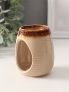 Аромалампа для эфирных масел «Полоски», керамика, 8.2×6.3×6.3 см, МИКС - Фото 4