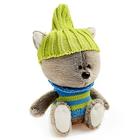 Мягкая игрушка «Волчонок Вока» в шапочке и свитере, 15 см - Фото 5