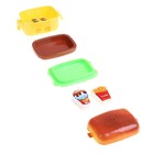 Точилка Сенгвич пласт с конт двойная с 2-мя ластиками микс - Фото 2