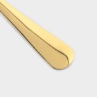 Набор столовых ложек из нержавеющей стали Доляна «Голд», длина 20.5 см, 6 шт., золотистый - Фото 3