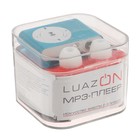MP3-плеер LuazON LMP-03, АКБ, MicroSD, MiniUSB 5pin, наушники вакуумные, голубой - Фото 7