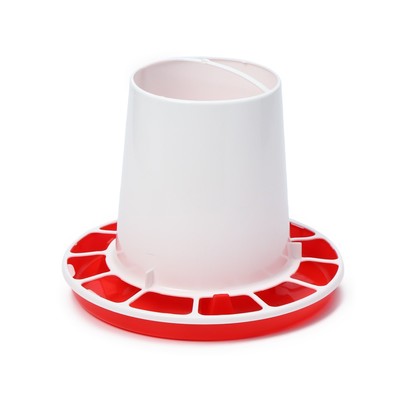 Кормушка для домашней птицы на 2,5 кг, пластик, цвет МИКС